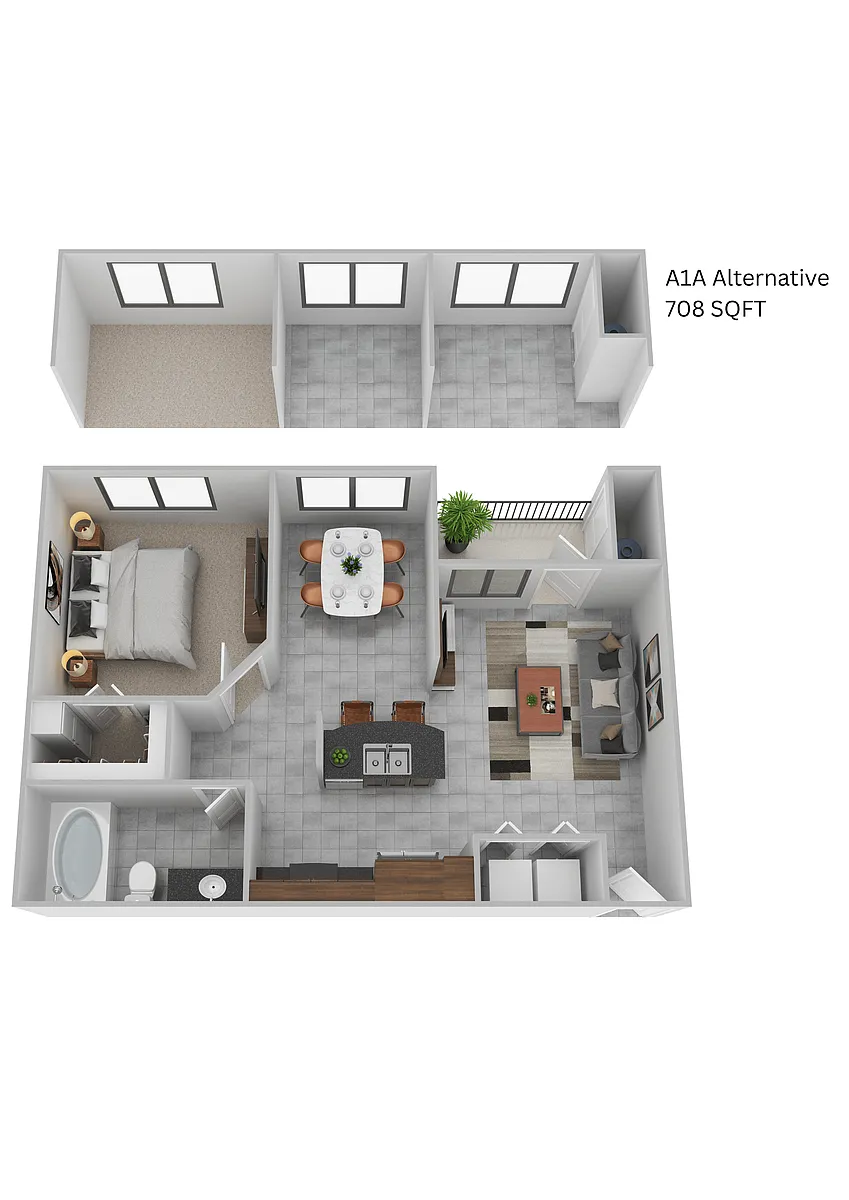 Floor plan A1A