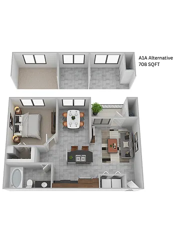 Floor plan A1A