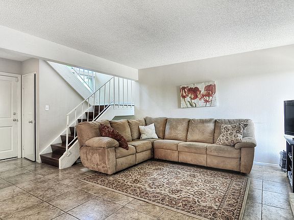 Ceramic tile flooring.