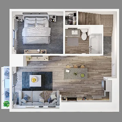 Floor plan 1X125