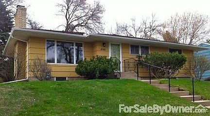 Front of home : Sits up on a slight hill