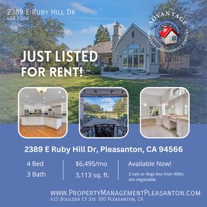 2389 E Ruby Hill Dr, Pleasanton, CA, 94566