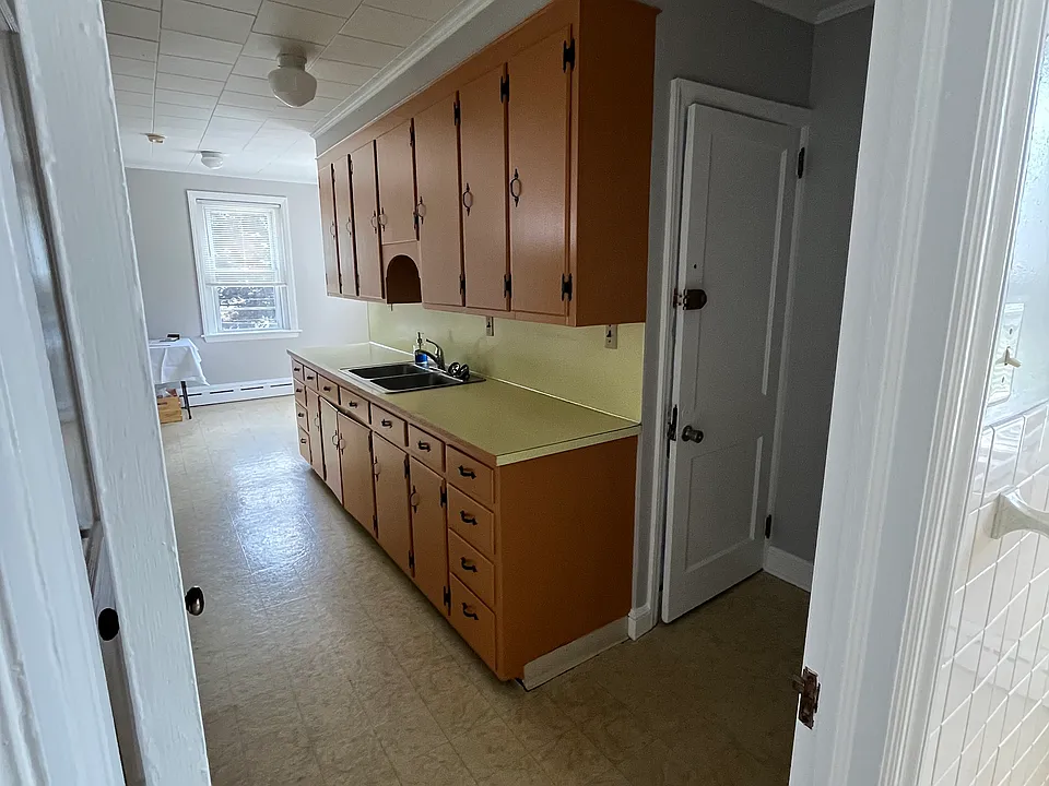 Entrance way and kitchen