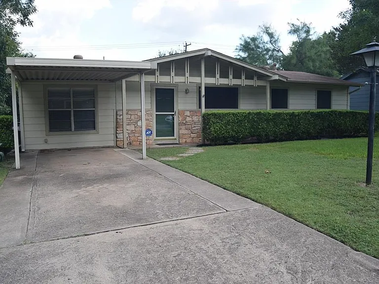 Carport provided covered, off-street parking