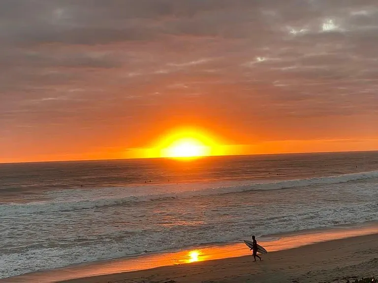Surfer at Sunrise