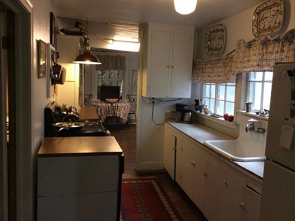 Country kitchen with farm sink