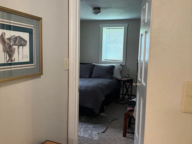 view from hallway to bedroom 1