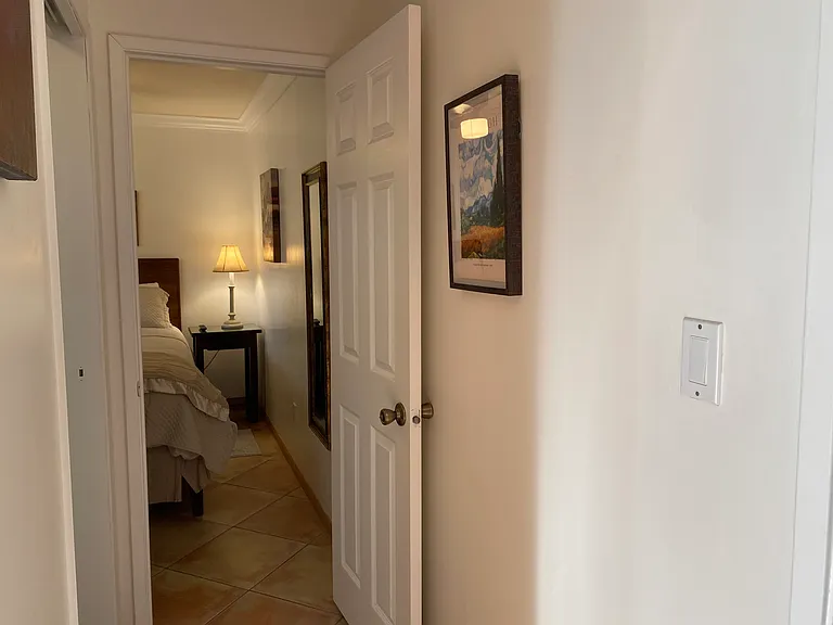 hallway to the bedroom