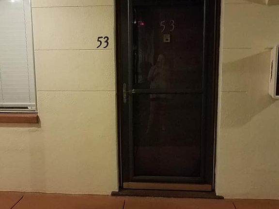 Front of spacious first floor condo