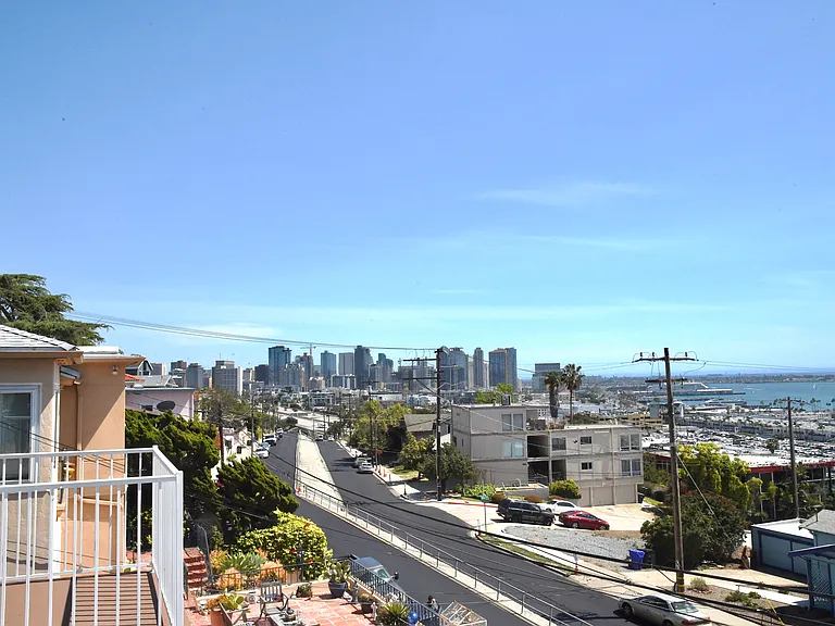 Incredible views of downtown and San Diego Bay