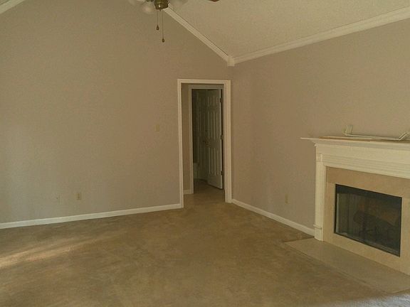 Family room with fireplace
