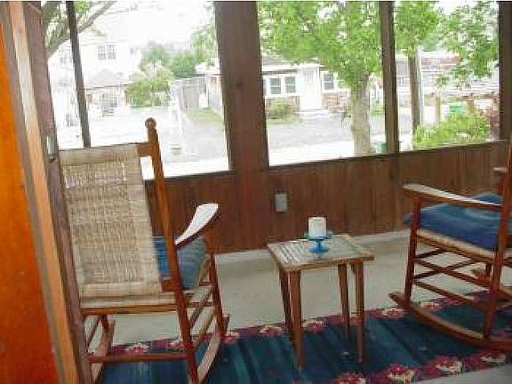 View into front porch