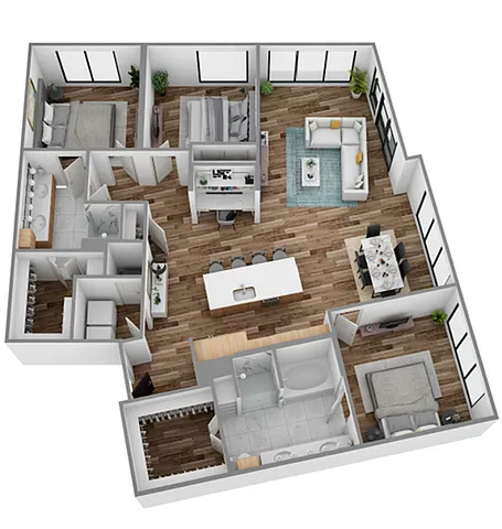 Floor plan T