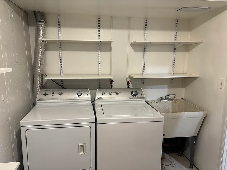 In unit laundry with additional storage