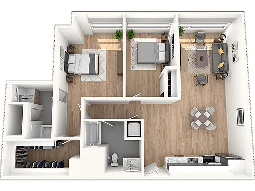 Floor plan B7