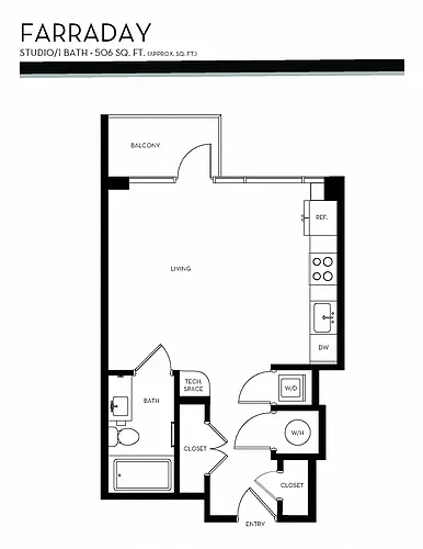 Floor plan Farraday