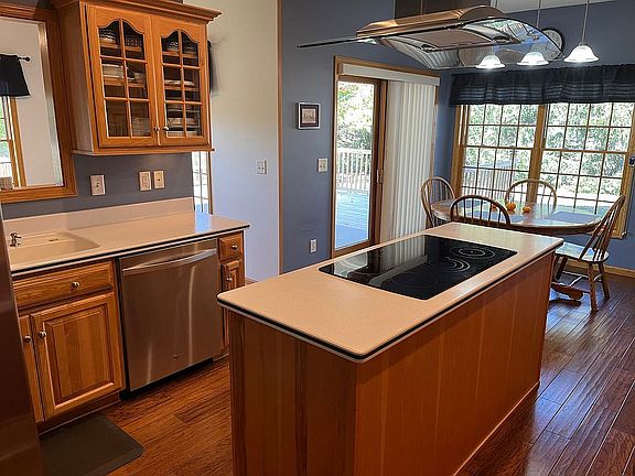 Kitchen, stove and hood