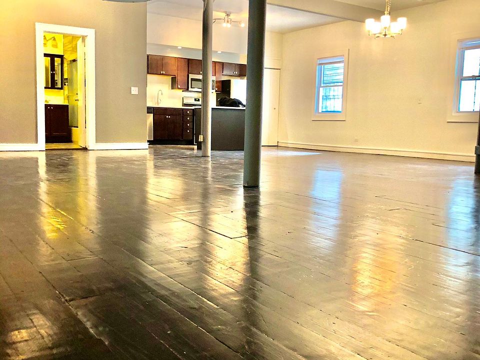 Enormous living room / dining room area