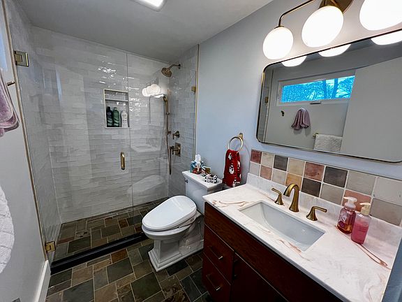 Private bathroom attached to bedroom