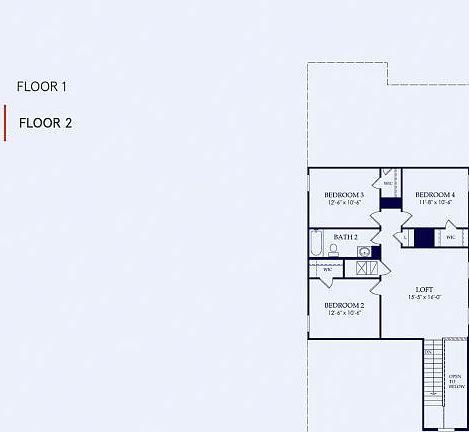 Gustine Floor Plan, Quick Move-In Home, Floor 2