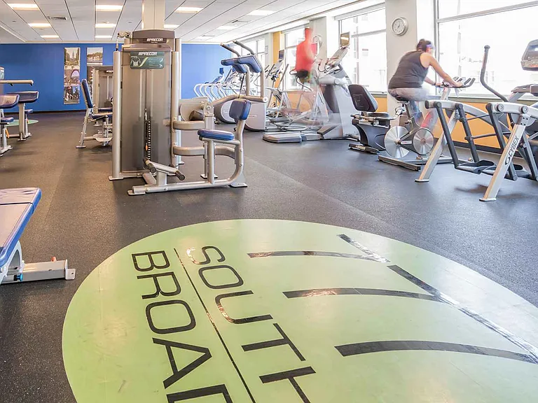 Enjoy your workout in the updated fitness center