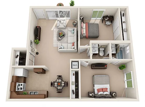 Floor plan Dakota