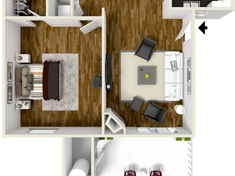 Pinnacle Terrace - Pinnacle - 1 Beds - 1 Baths - 702 Sq. ft.