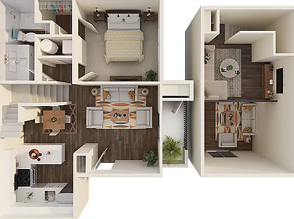 1X1 + Loft 1X1 + Loft