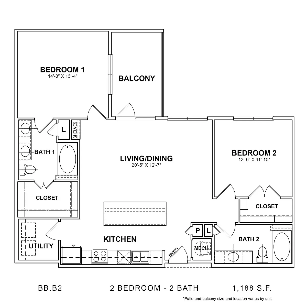 Floor plan BB.B2
