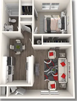 1AX - 704 SQ.FT 1AX - 704 SQ.FT