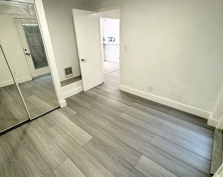 Bedroom with closet