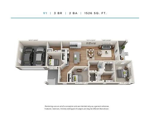 Floor plan Villa A