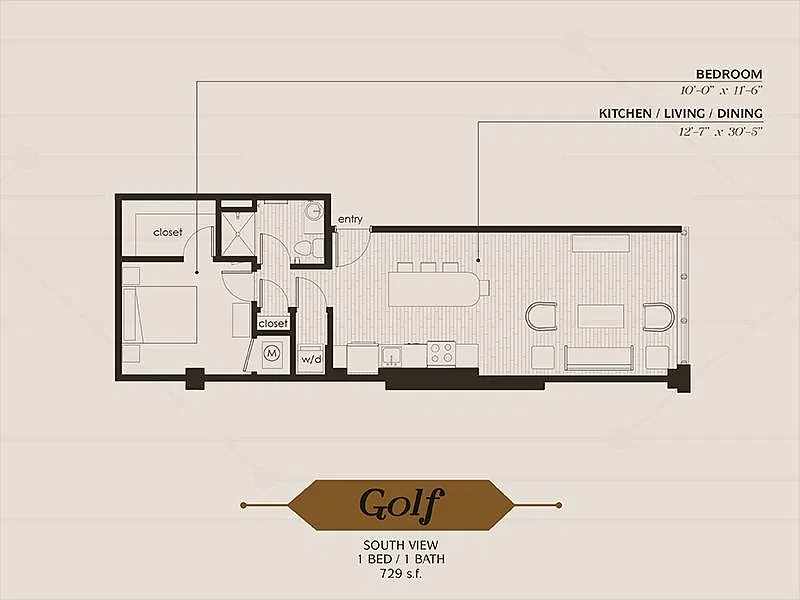 Floor plan Golf