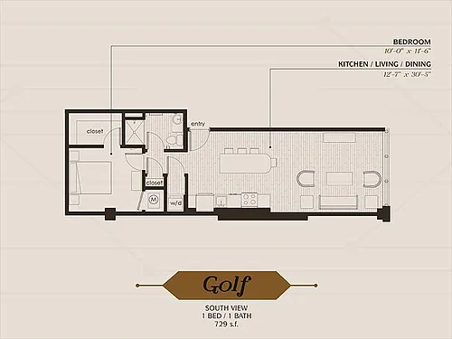 Floor plan Golf