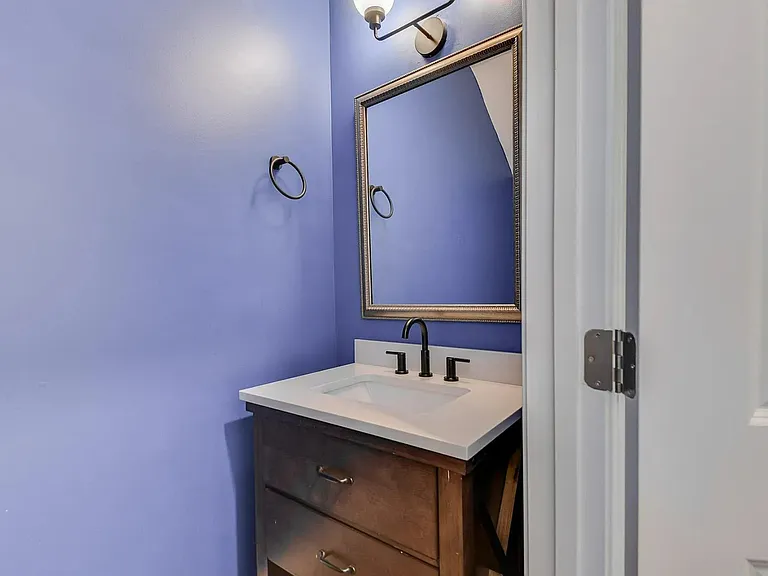 Downstairs half bath