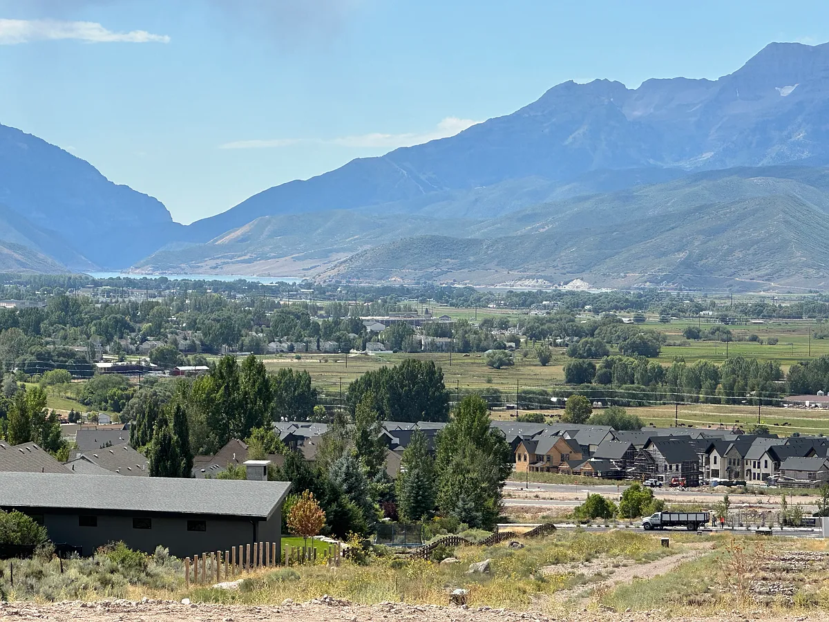 Photo 2 of 29 - 2269 N Canal View Ln - Heber City, UT The view from the living room - 2269 N Canal View Ln