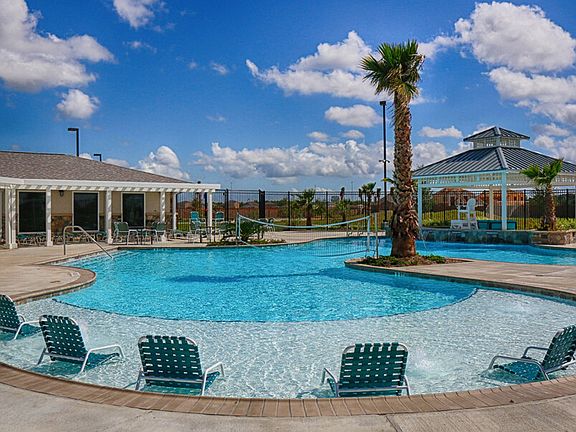 The resort style pool is the perfect place for the kids to play.
