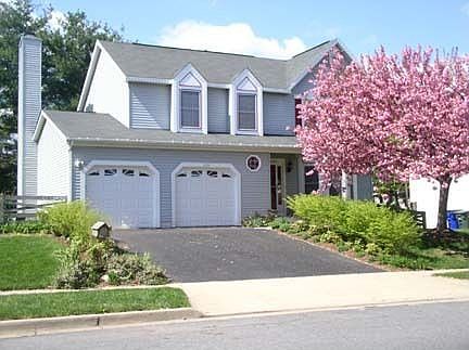 Front of house in Spring
