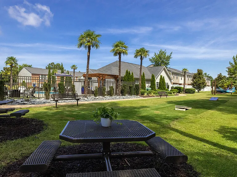The Legends offers plentiful outdoor amenities for its residents fostering a sense of community and enjoyment at home.