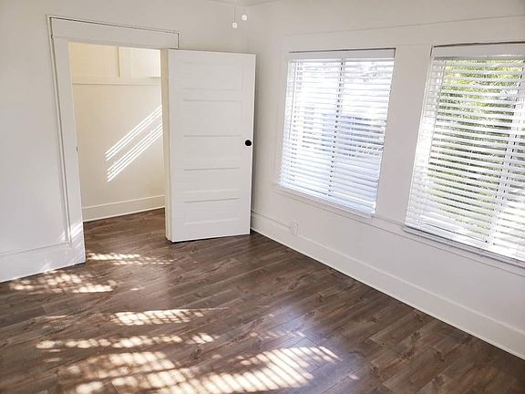 Front bedroom with large closet and lots of natural light