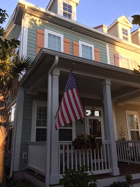 2 BR END UNIT with attached 1   garage