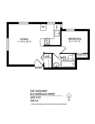 Floor plan 1 Bedroom
