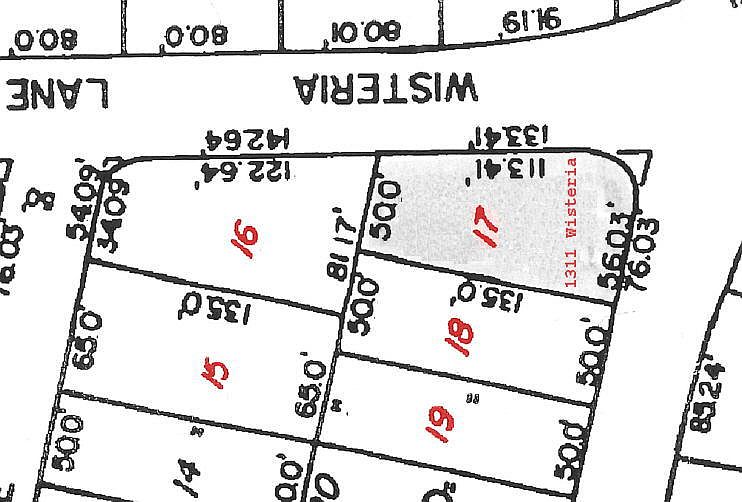 House is on Lot 17.