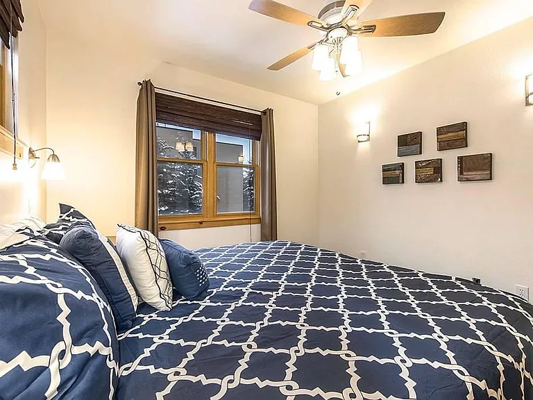 Secondary bedroom with King bed (have since added a desk / work station for remote work)