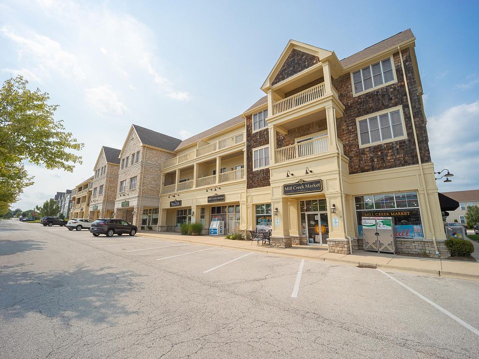 Apartments above retail and commercial space