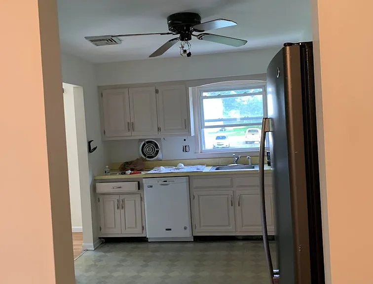 View of kitchen from Dinning Room