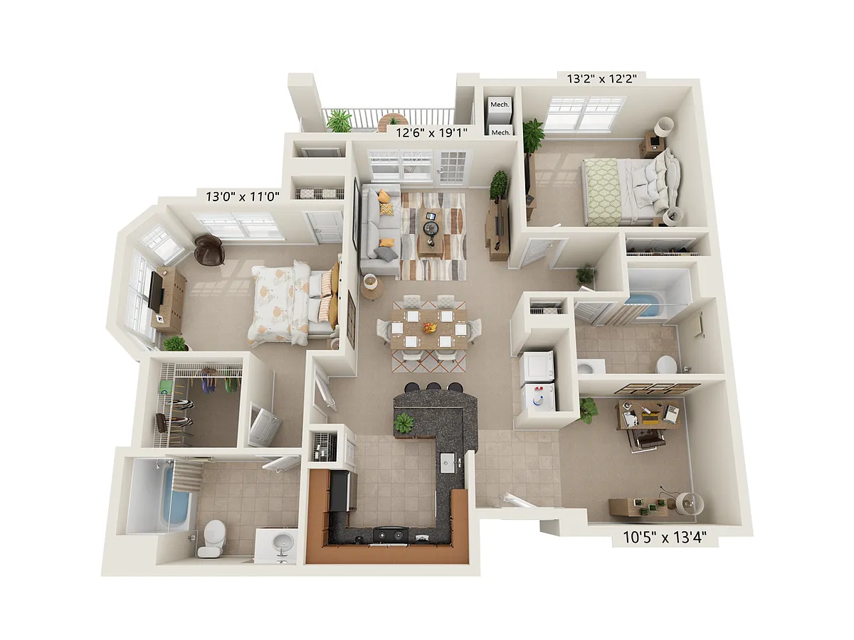 Floor plan Tungela *Newly Renovated Homes Available