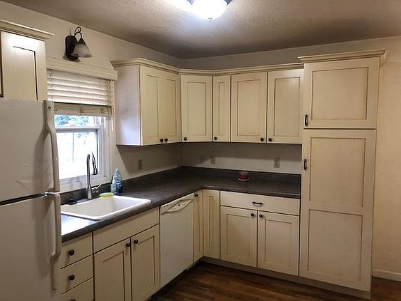 Spacious kitchen with tons of built-in storage.