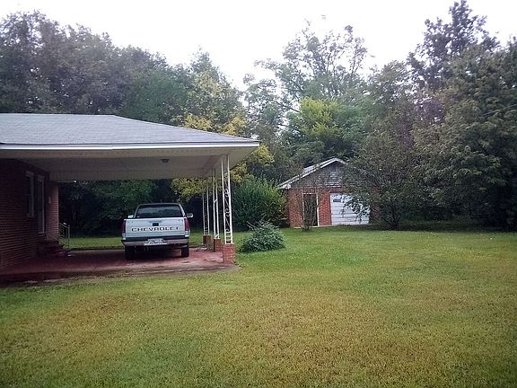 Attached Double Carport