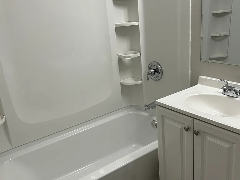 New tub shower
